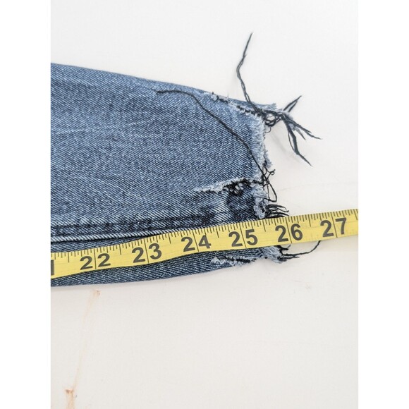 Old Navy Rockstar Super Skinny Ankle Mid Rise Dark Wash Jeans Size 0 26"x26" - Picture 7 of 7